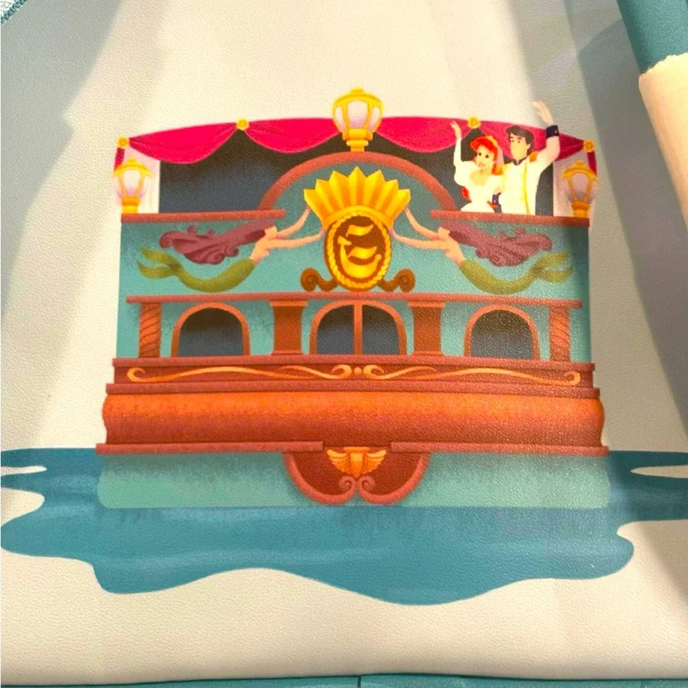 The Little Mermaid Wedding Scene Loungefly Backpack NWT